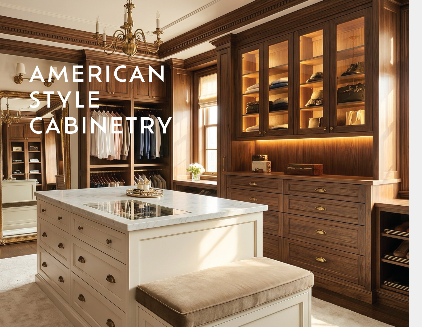 American Style Walk-In Closet