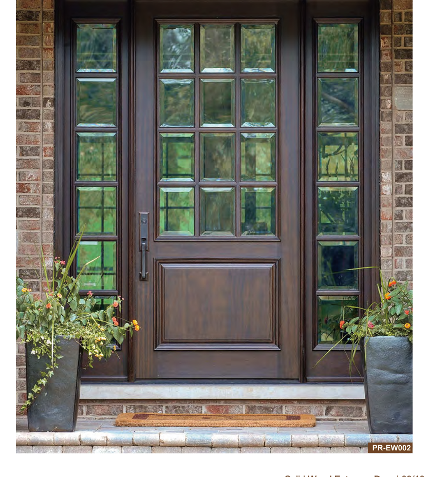 Solid Wood Entrance Door